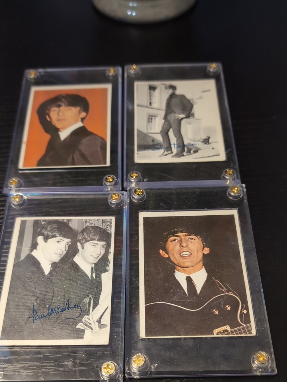 The Beatles Photo Card Set - Black, White & Orange